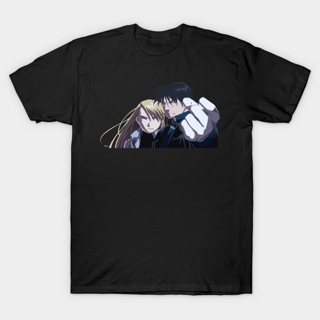 FMAB Riza and Roy T-Shirt by GeekyTee